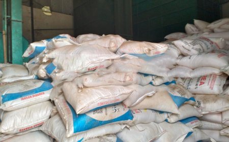 Ratusan Ton Pupuk Subsidi Menumpuk di Gudang Ketua Kelompok Tani Lampung Timur