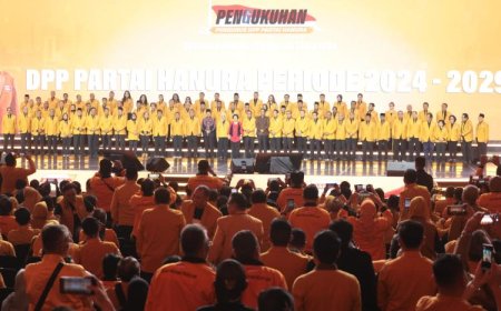 Partai Hanura Kukuhkan Pengurus DPP 2024-2029, Diikuti Tokoh Politik Nasional