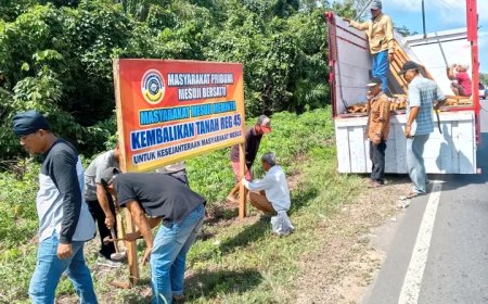 Untuk Kesejahteraan Masyarakat Mesuji, MPMB Tuntut Lahan Register 45 di Kembalikan.