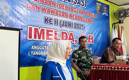 Anggota DPRD Provinsi Lampung Imelda Gunawan Raka, S.H. Sosialisasikan Ideologi Pancasila dan Wawasan Kebangsaan di Tanggamus Usai Bimtek 3 Hari