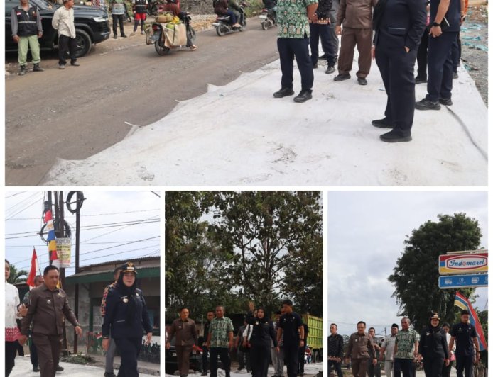 Kujungan Langsung Walikota Bandar Lampung di Lokasi Perbaikan Jalan di Kelurahan Campang Jaya, Kecamatan  Sukabumi Indah