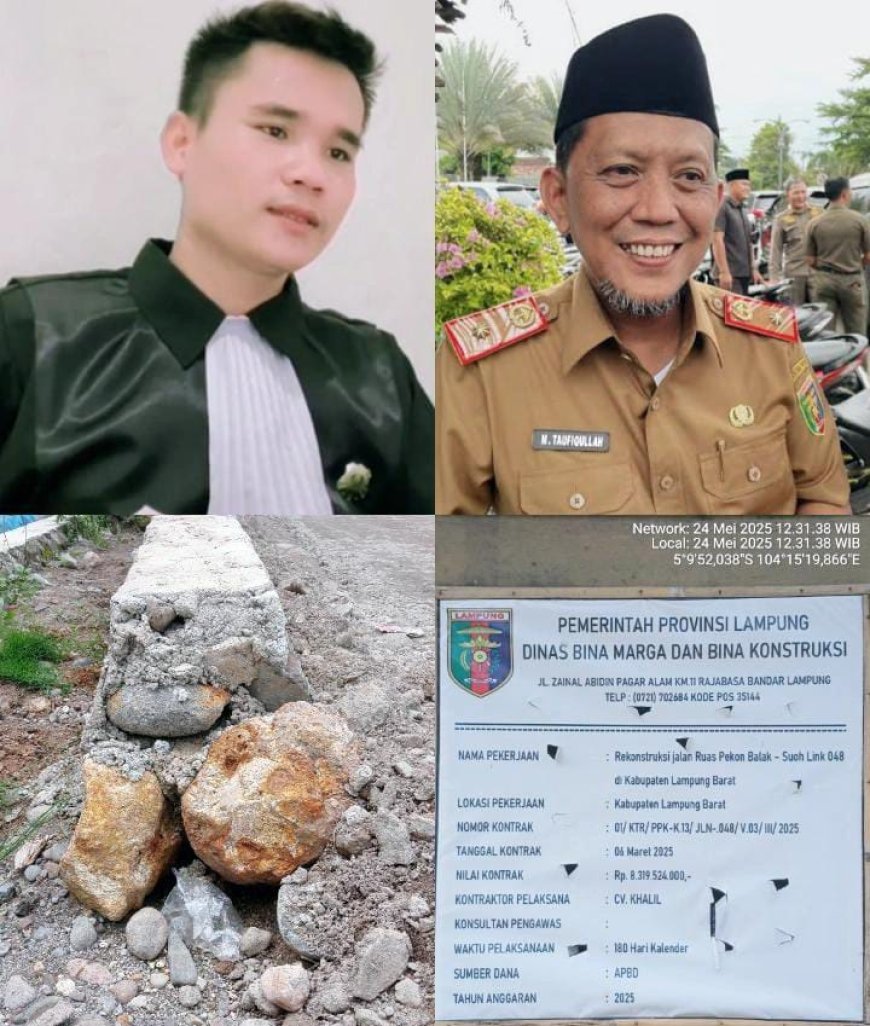 Kadis (BMBK) Bungkam diduga terlibat Persekongkolan Jahat dengan Oknum Pihak ke Tiga (Kontraktor)