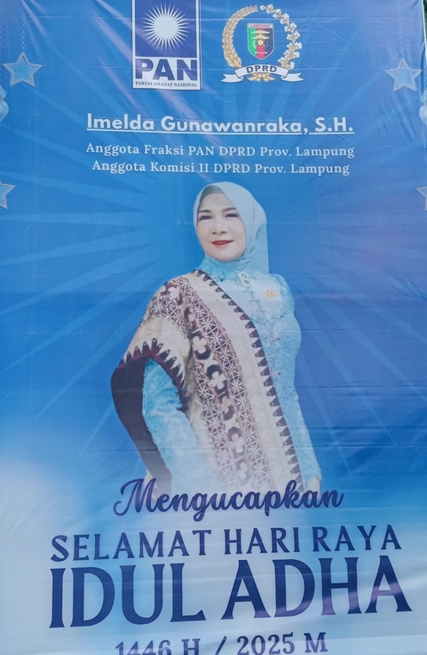 Imelda Gunawan Raka, S.H. Tetap Istiqomah Berkurban di Iduladha 1446 H, Komitmen Peduli Masyarakat Sejak Sebelum Jadi Anggota DPRD