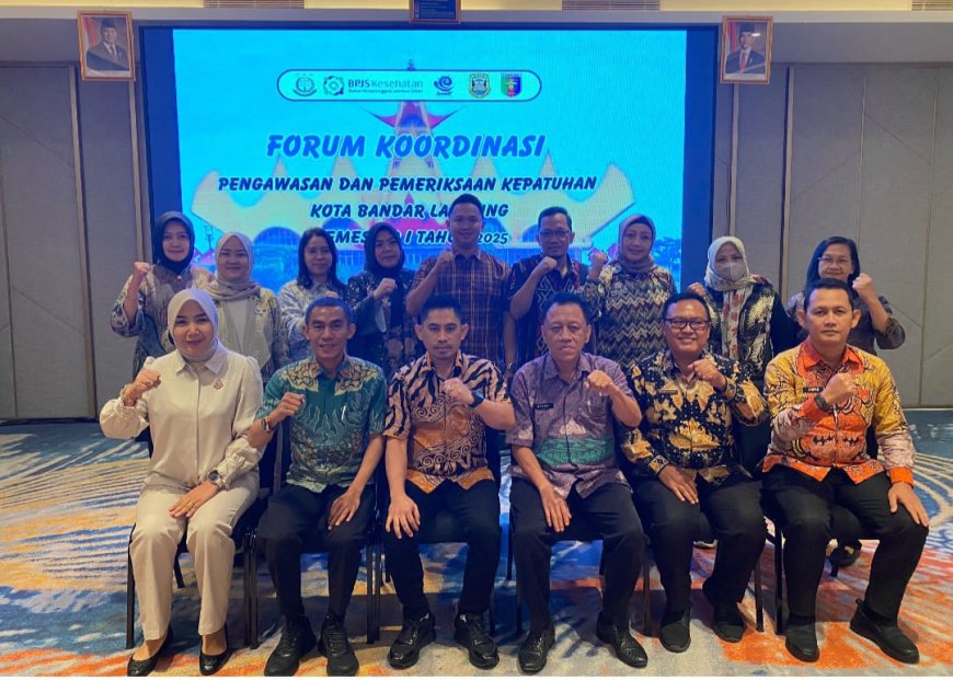 Rapat Forum Koordinasi dan Pemeriksaan Kepatuhan BPJS Kesehatan Bandar Lampung Tahun 2025 Digelar