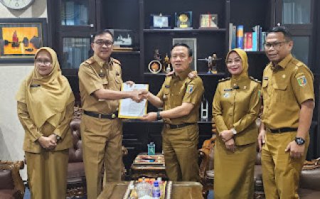 KEPALA DINAS TENAGA KERJA PROVINSI LAMPUNG KEMBALIKAN AGUS NOMPITU MEMIMPIN