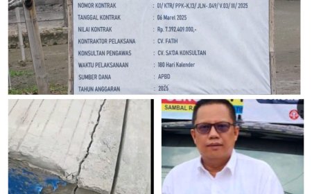 Proyek Rekonstruksi di Lampung Barat Menuai Sorotan Tajam Dari Warga Masyarakat dan BAINHAM RI Kota Bandar Lampung