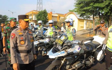 Polda Lampung bersama seluruh Polres dan Polresta di jajarannya resmi menggelar Operasi Patuh Krakatau 2025