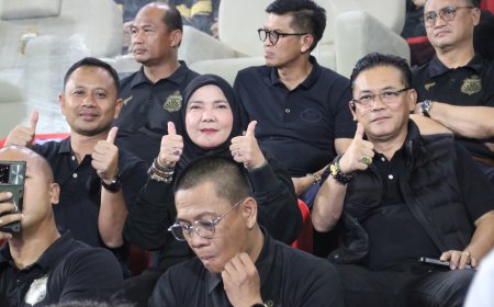 WALIKOTA BANDAR LAMPUNG HJ. EVA DWIANA Hadiri Grand Launching STADION HOMEBASE BHAYANGKARA PRESISI LAMPUNG FC