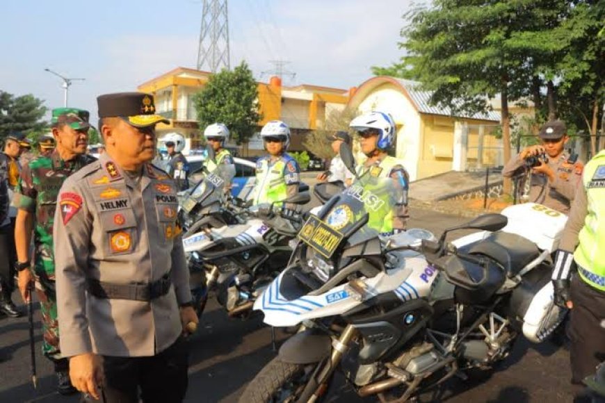 Polda Lampung bersama seluruh Polres dan Polresta di jajarannya resmi menggelar Operasi Patuh Krakatau 2025