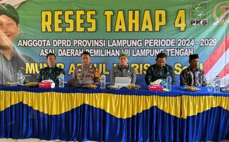 MUNIR ABDUL HARIS RESES HARI KEDUA DI SLUSUBAN DAN GAYAU SAKTI, SERAP ASPIRASI WARGA SEPUTIH AGUNG.