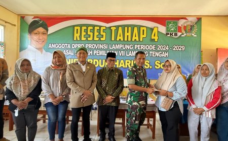 MUNIR RESES HARI KETIGA, KUNJUNGI TRIMURJO DAN BUMI RATU NUBAN KAB. LAMPUNG TENGAH