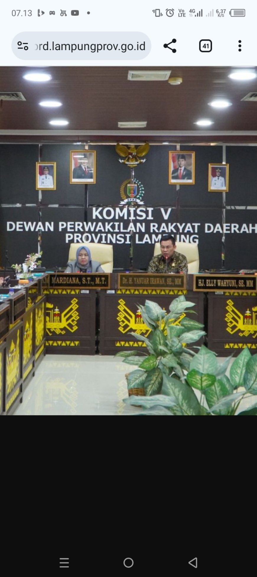 Komisi V DPRD Provinsi Lampung menerima audiensi dari Forum Lampung Anti-LGBT