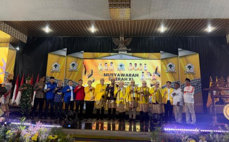 Musda ke-XI Partai Golkar Lampung Tengah,  Hanan A Rozak: Golkar Harus Tampil Dengan Karya dan Gagasan Nyata Untuk Masyarakat
