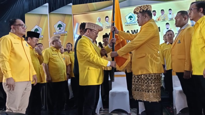 MUSA AHMAD TERPILIH KETUA GOLKAR LAMPUNG TENGAH MELALUI MUSDA SECARA  AKLAMASI