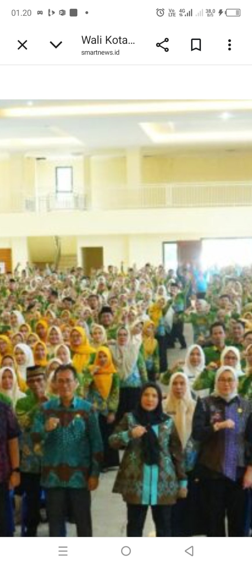 WALI KOTA BANDAR LAMPUNG EVA MEMBRIKAN PENGARAHAN PARA GURU UNTUK MENINGKATKAN KWALITAS  PEMBELAJARAN  SISWA