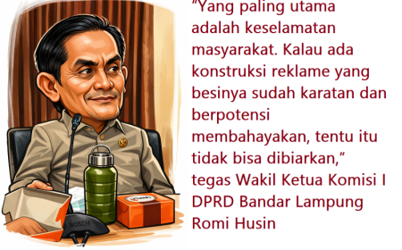 DPRD Soroti Reklame Karatan di Tugu Adipura, Romi Husin Desak Audit dan Penertiban Tegas