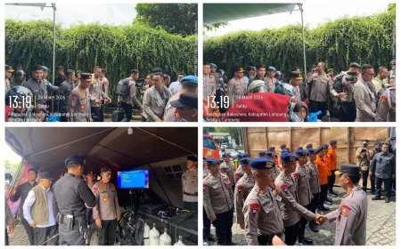 KUNJUNGAN KERJA KAPOLRI TINJAU ARUS BALIK LEBARAN 2026 DI BAKAUHENI.