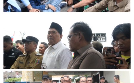 DPRD PROVINSI LAMPUNG TERIMA ASPIRASI MAHASISWA, TEGASKAN KOMITMEN KAWAL SECARA PROPORSIONAL.