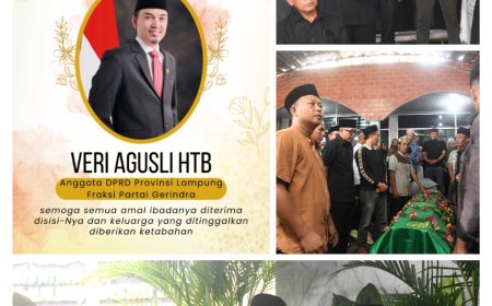 Mengiringi Kepergian Veri Agusli HTB, Pimpinan DPRD dan Gubernur Lampung Beri Penghormatan Terakhir