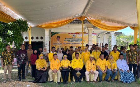 MEDIAKOMPASS.ID  Perkuat Basis Kader, Partai Golkar Kecamatan Way Tuba Konsolidasi Melalui Muscam dan GELAM*