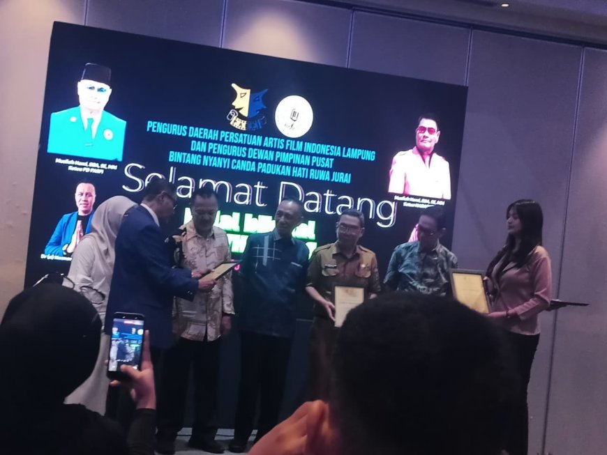 MEDIAKOMPASS.ID PARFI Lampung dan DPP NADA PATI Gelar Halal Bihalal, Serahkan Penghargaan untuk Forkopimda dan Tokoh Daerah