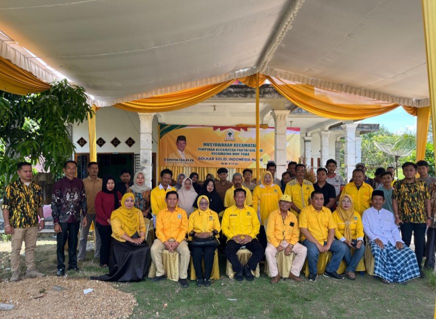 MEDIAKOMPASS.ID  Perkuat Basis Kader, Partai Golkar Kecamatan Way Tuba Konsolidasi Melalui Muscam dan GELAM*