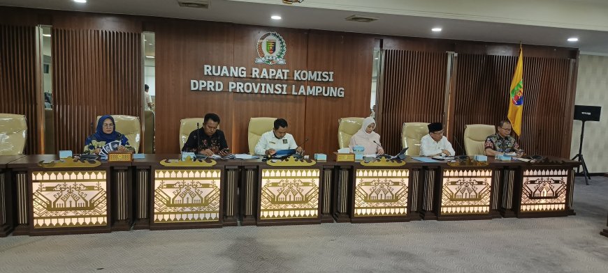MEDIAKOMPASS.ID  Komisi II DPRD Lampung Gelar RDP, Kawal Program APBD 2026 Tepat Sasaran