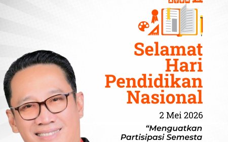 H FAHRURROZI .Z. S P .MM ANGOTA DPRD PESISIR BARAT MENGUCAPAKAN SELAMAT HARI PENDIDIKAN NASIONAL