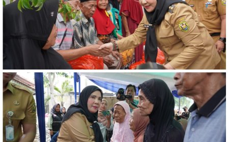 WALI KOTA BANDAR LAMPUNG SALURKAN BANTUAN BERAS KEPADA PULUHAN RIBU KPM DI KOTA BANDAR LAMPUNG.