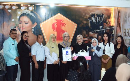 LKP INES SALON SUKSES SELENGGARAKAN PROGRAM PKW 2026 TATA RIAS PENGANTIN GAUN PANJANG.