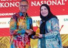 Mediakompass.id.   Wali Kota Bandar Lampung Eva Dwiana Raih Disway Top Regional Leader Awards 2026 Kategori Penggerak UMKM dan Ekonomi Kreatif