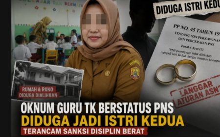 Diduga Menjadi Istri Kedua,Oknum Guru TK Berstatus PNS di Kota Serang Terancam Sanksi Disiplin Berat.