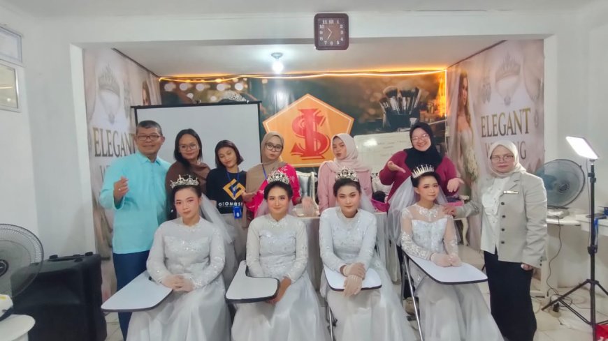 LKP Ines Salon Gelar Pelatihan Tata Rias Pengantin Tema “Bridal Bold”, Cetak SDM Terampil dan Siap Bersaing di Industri Wedding
