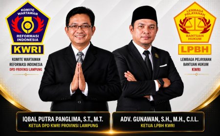 ATR/BPN Percepat Layanan Pertanahan,ketua KWRI dan ketua TIM LPBH KWRI Lampung Beri Apresiasi