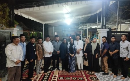 kAMADA  LMP Lampung Hadiri Tahlilan Hari Ke-7 Almarhumah Herliyati, Suasana Penuh Hikmat dan sekaligus kirim Doa