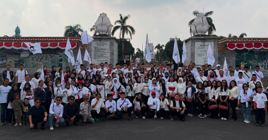 Ziarah ke TMP Tanjung Karang, PSI Bandar Lampung Tanamkan Semangat Juang Generasi Muda