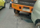 Rem Blong, Damtruk Hantam Dua Motor dan Mobil Kijang Innova di Jalan Pramuka Bandar Lampung