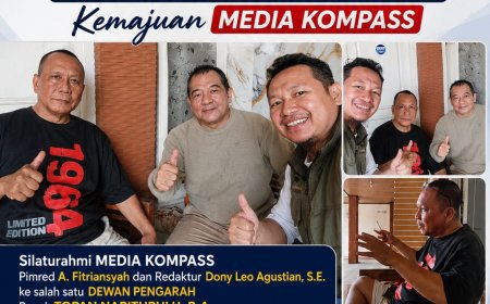 Perkuat Profesionalisme Pers, Pimpinan Redaksi Media Kompass Silaturahmi dengan Dewan Pengarah