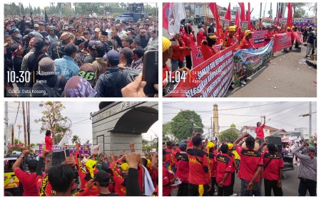 Peringati Hari Tani Nasional, Ratusan Massa di Lampung Desak Penyelesaian Konflik Agraria.