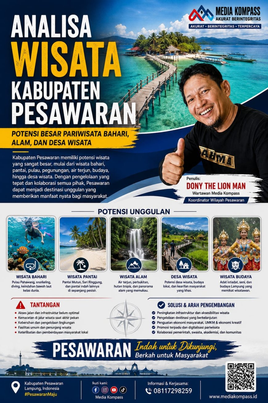 Pesawaran Punya Potensi Besar Jadi Destinasi Wisata Unggulan Lampung