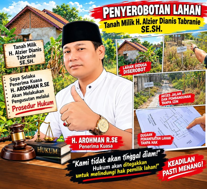 Lahan 4.500 Meter Persegi Milik Alzier Dianis Tabranie Dipersoalkan, Sembilan Bangunan Berdiri Tanpa Izin?