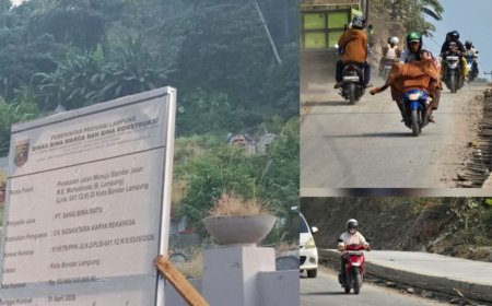 LSM PRO RAKYAT Soroti Minimnya Rambu Proyek Jalan R.E. Martadinata, Desak Gubernur Lampung Bertindak