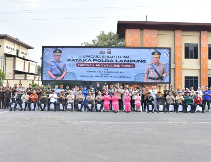 Brigjen Pol Yustan Alpiani, s.i.k, s.h, m.hun  Resmi Pimpin Polda Lampung, Gantikan Irjen Pol Helfi Assegaf, s.i.k, m.h