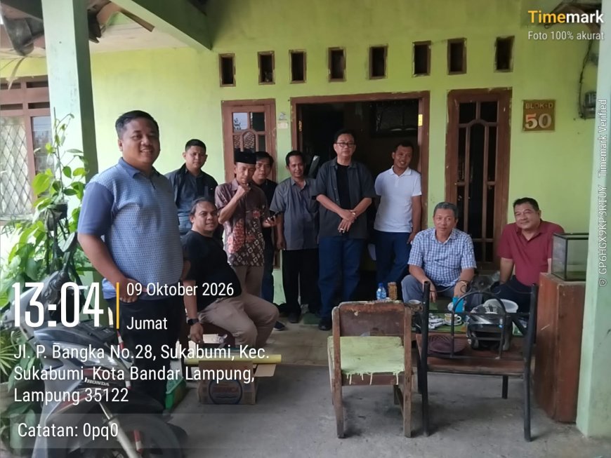 DPD KWRI Lampung dan Tim LPBH KWRI Dampingi Warga Cendana Indah, Pengukuran Ulang Tanah untuk Pemecahan  SHM Berjalan Lancar