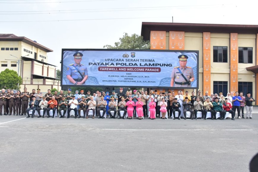 Brigjen Pol Yustan Alpiani, s.i.k, s.h, m.hun  Resmi Pimpin Polda Lampung, Gantikan Irjen Pol Helfi Assegaf, s.i.k, m.h